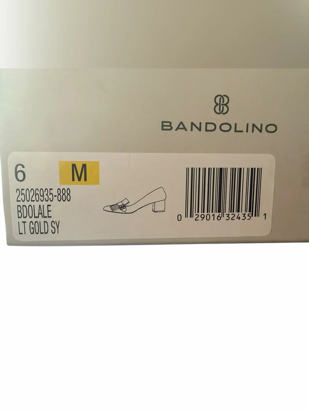 NWT🌺Bandolino•Olale Gold Block Heel Pumps